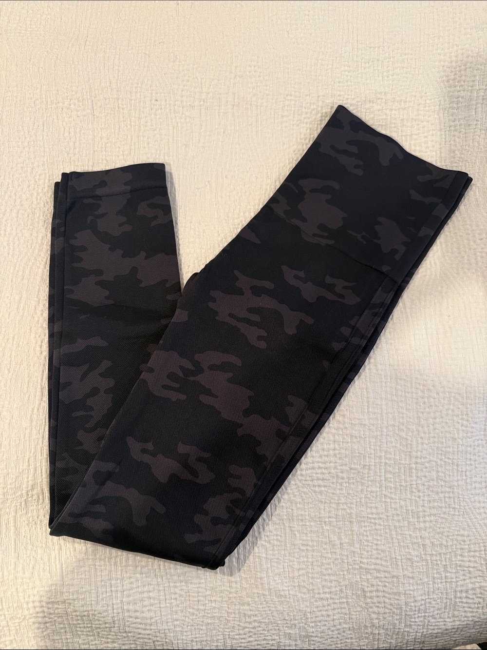 Spanx Black Camo Active Leggings